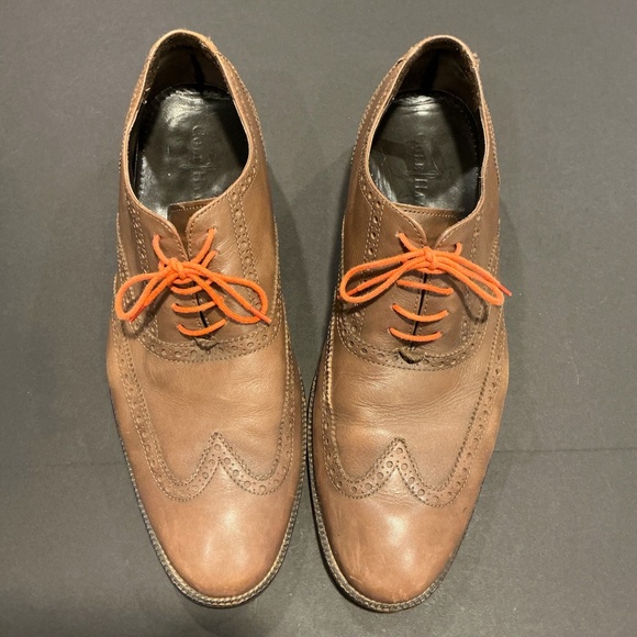 Cole Haan Brown Leather Wingtip Oxford Dress Shoes Size 12 main image 11